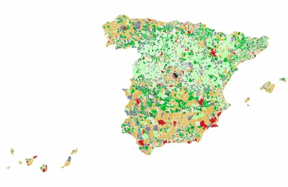 Los sueldos más moderados de alcaldes se concentran de un modo especial en Castilla y León.