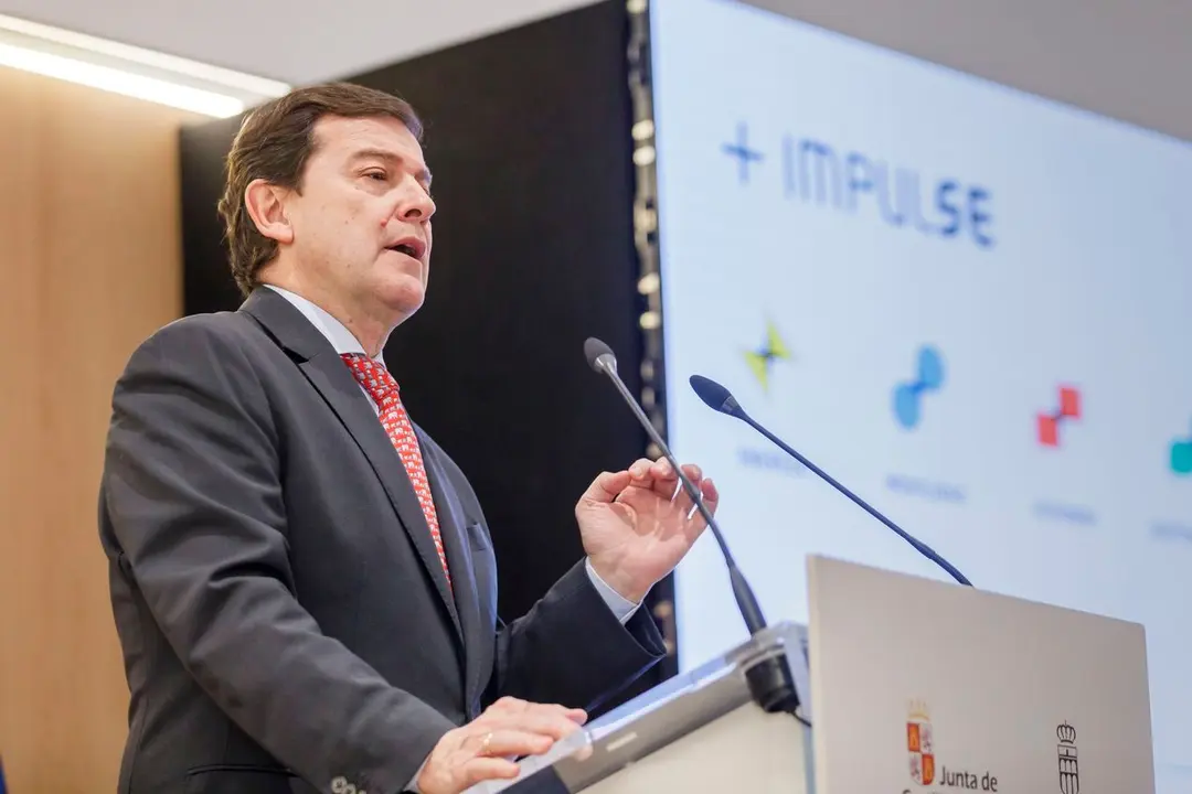 El presidente de la Junta de Castilla y León, Alfonso Fernández Mañueco.