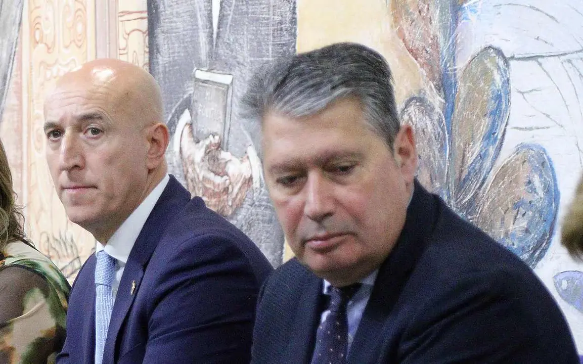 José Antonio Diez, este jueves, durante una rueda de prensa en la Universidad de León.