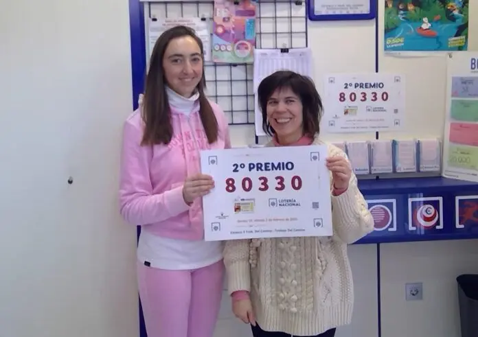 Segundo premio de la Lotería Nacional vendido en Trobajo del Camino.