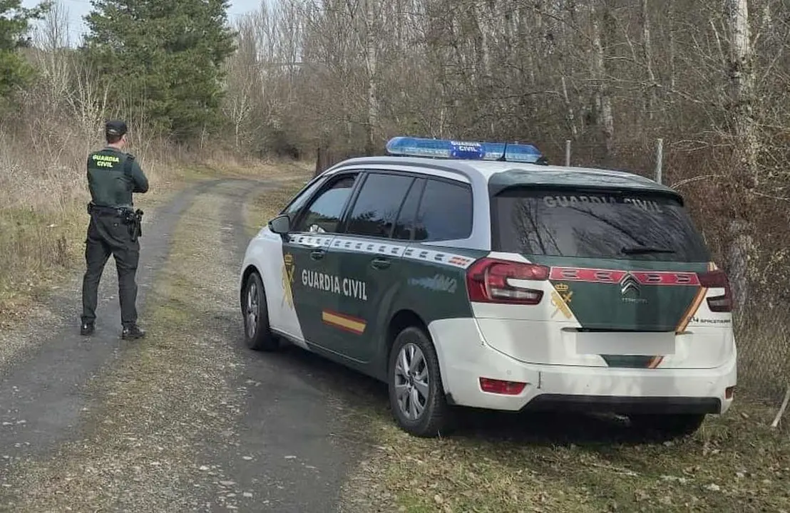 Efectivos de la Guardia Civil durante un operativo de búsqueda.