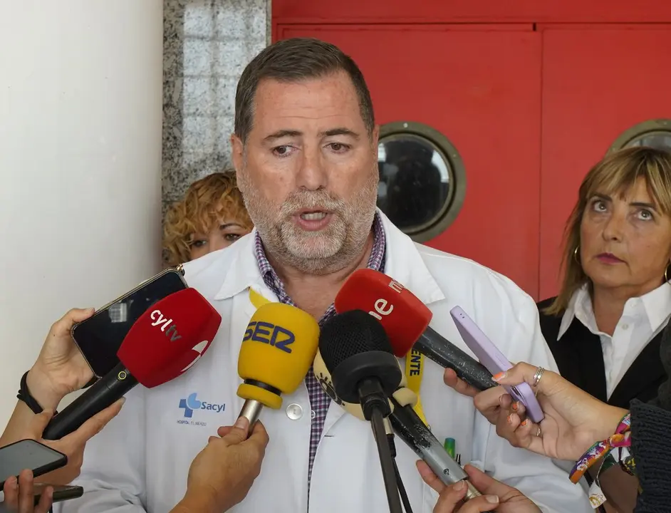 El gerente del hospital El Bierzo de Ponferrada, Juan Ortiz de Saracho. Foto: César Sánchez.