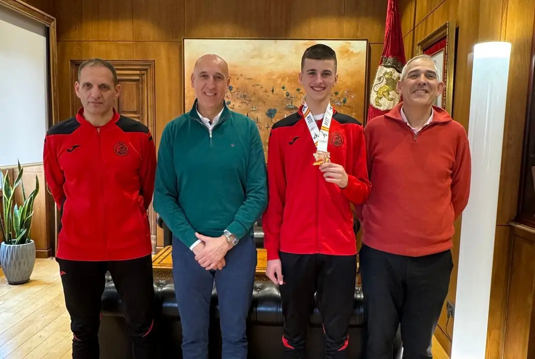 Recepción taekwondo Marcos López.