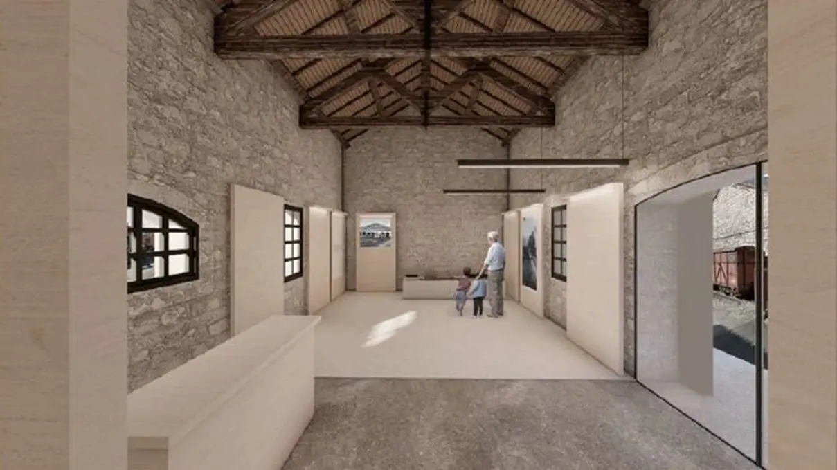 Proyecto del Centro de Recepción del Museo del Ferrocarril de Cistierna.