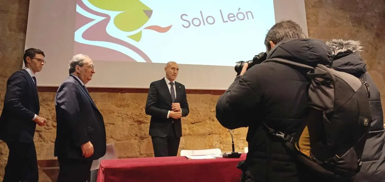 José Antonio Diez, momentos antes de su rueda de prensa.