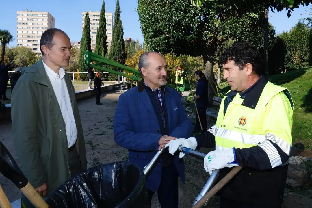 El Ayuntamiento de Ponferrada concluye la campaña de poda en 3.900 aligustres y 3.500 plátanos de sombra.