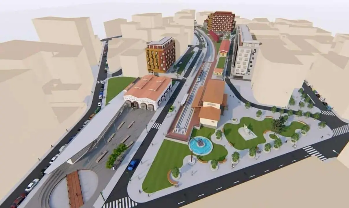 Imagen virtual del entorno para la urbanización de Feve.