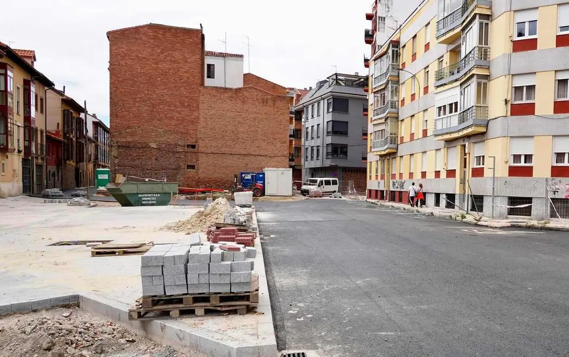 Imagen de las obras acometidas en la zona de El Espolón.