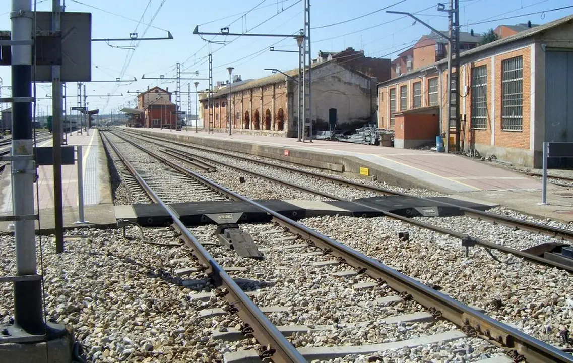 Estación de Adif en Astorga.