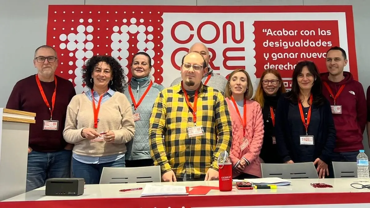 Nueva comisión ejecutiva de Enseñanza de CCOO León.