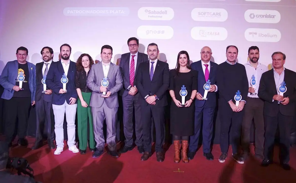 Todos los galardonados posan a la conclusión de la gala celebrada en Madrid.