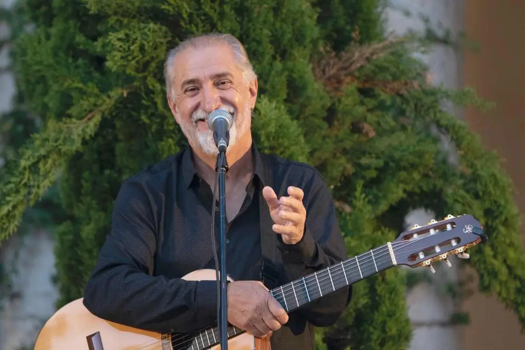 Paco Diez, durante uno de sus conciertos.