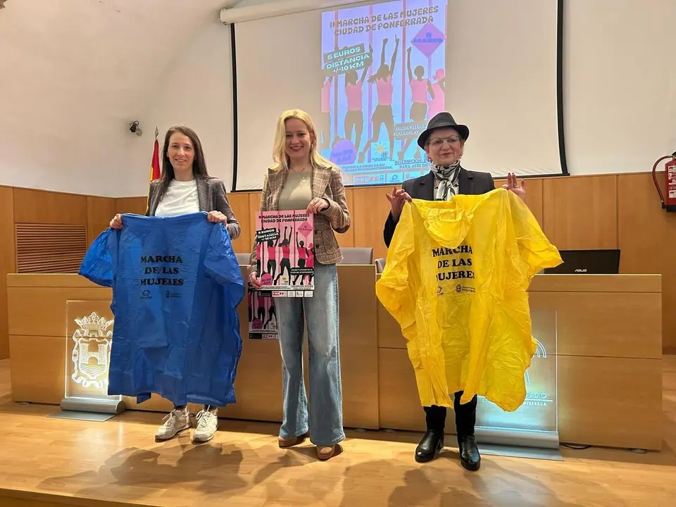 Presentación de la la II edición de la Marcha de las Mujeres en el Ayuntamiento de Ponferrada.