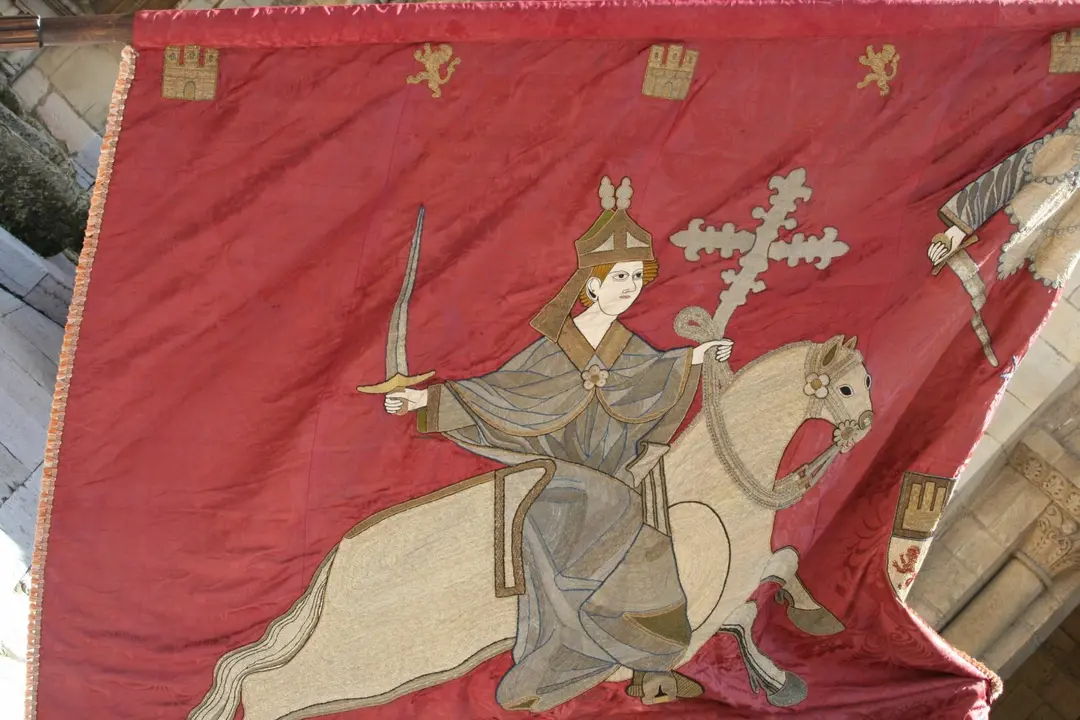 Imagen del pendón cofrade.