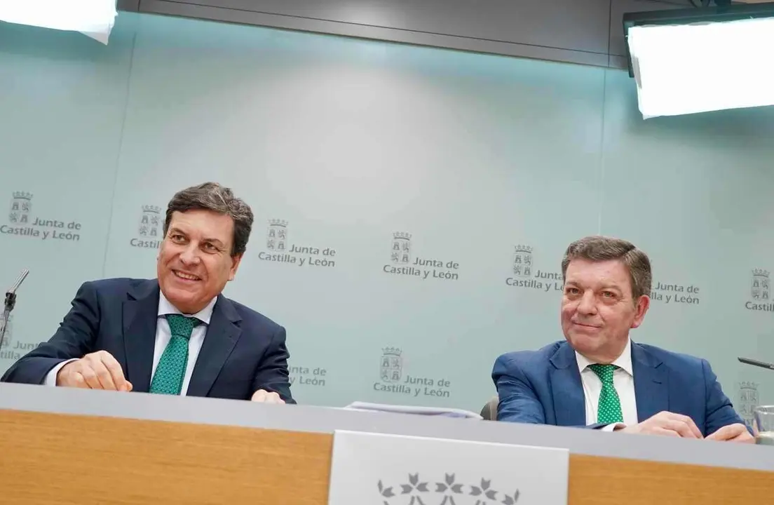 Un instante de la rueda de prensa posterior al Consejo de Gobierno.