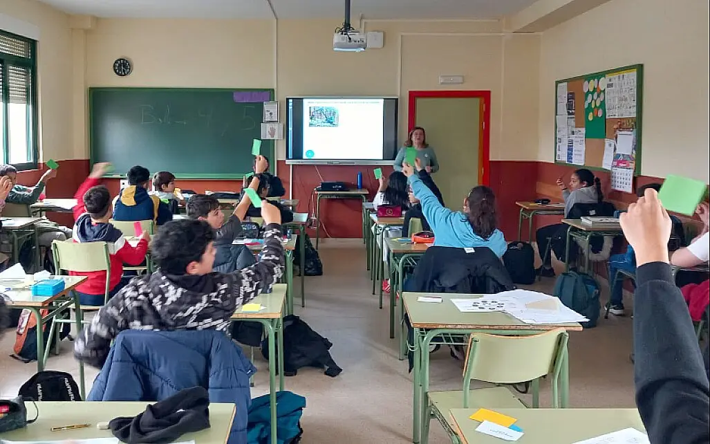 Alumnos participantes en una de las actividades.