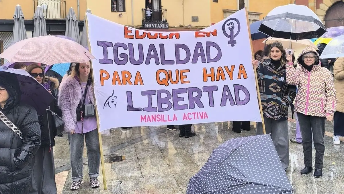 Manifestaci&oacute;n 8M del Movimiento Feminista de Le&oacute;n.