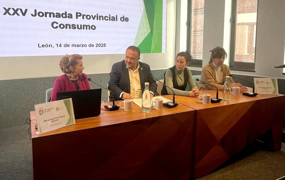 Jornadas Consumo organizadas por la Diputación Provincial de León.