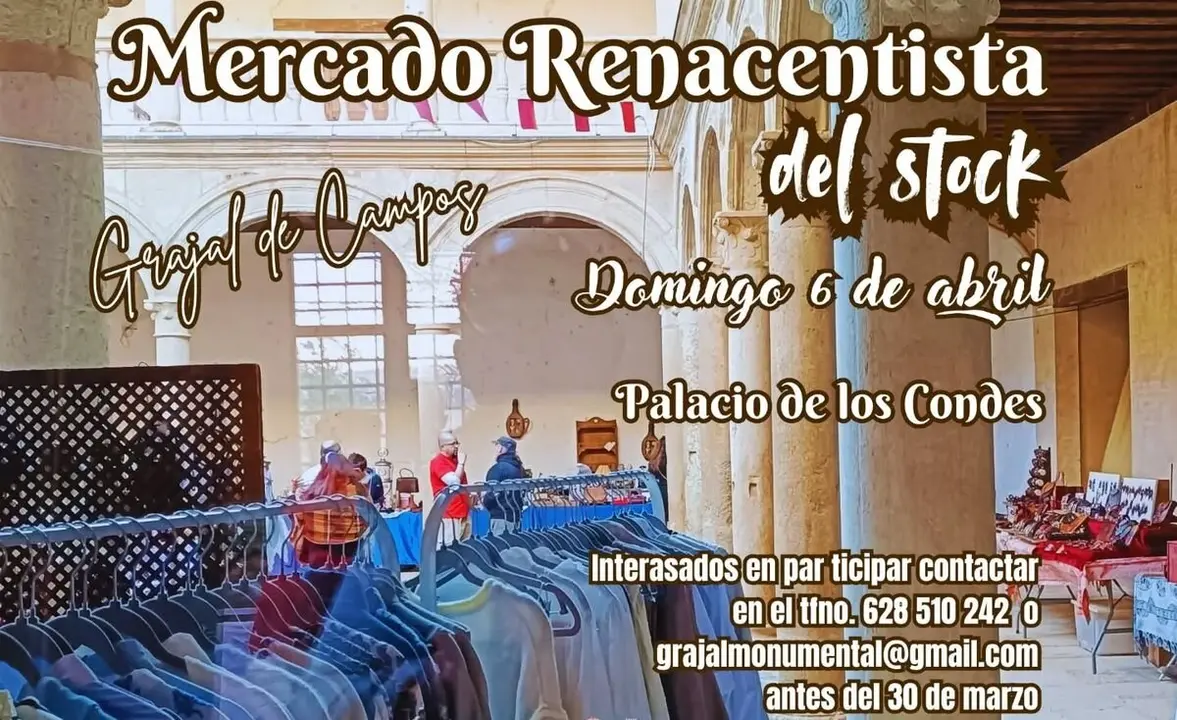 Grajal de Campos busca reinventar su mercado renacentista de invierno y apuesta por el formato de 'stock'.