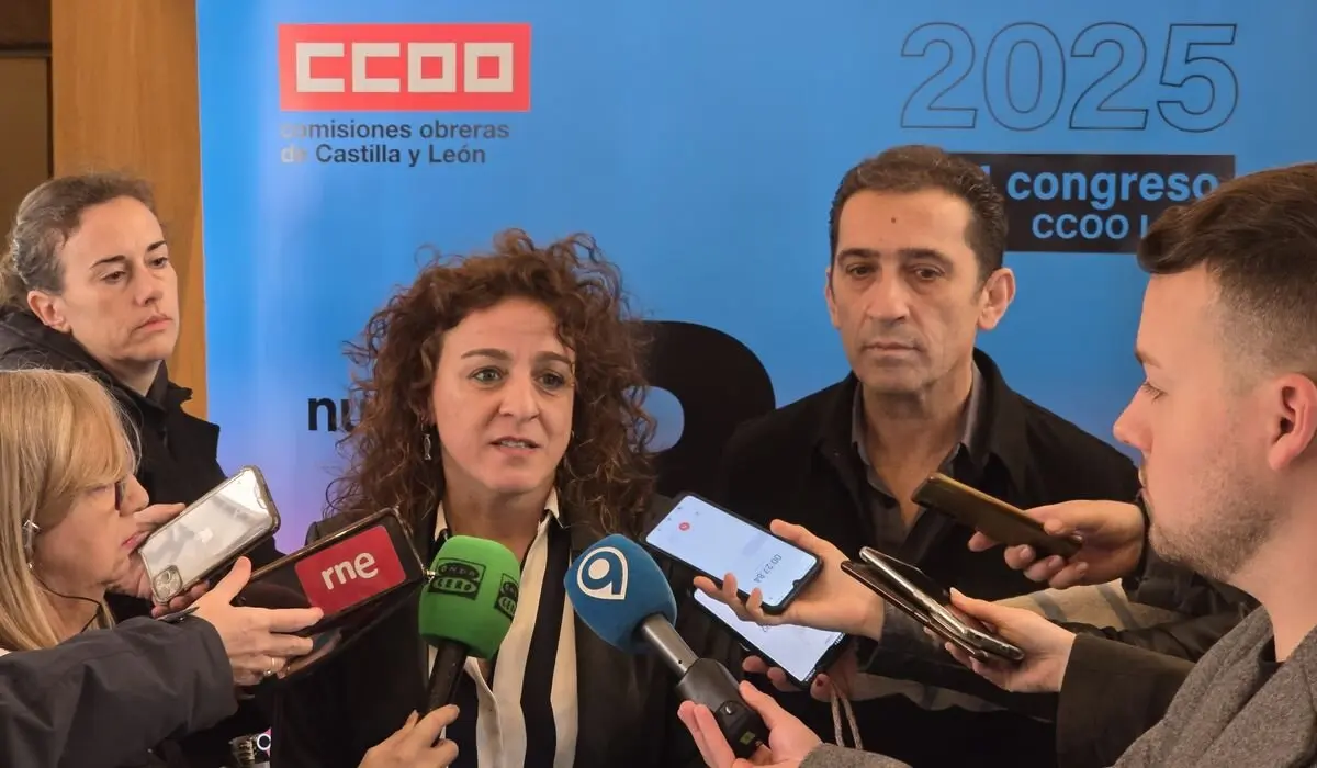 Elena Blasco, secretaria general de CCOO de León.