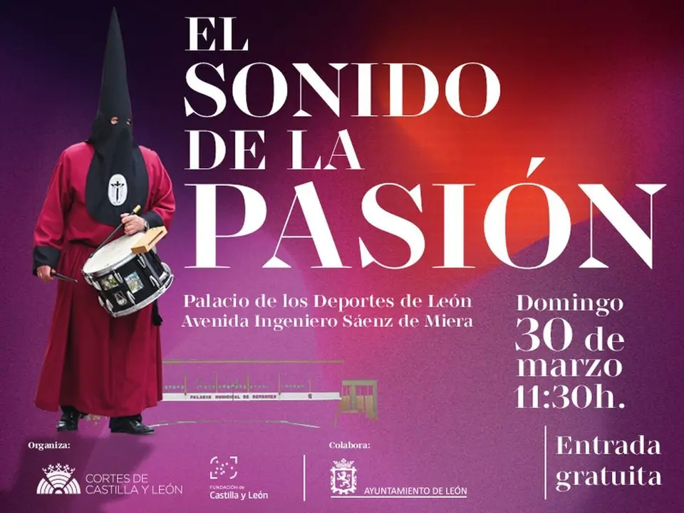 La segunda edición del concierto 'El Sonido de la Pasión' será de entrada gratuita.