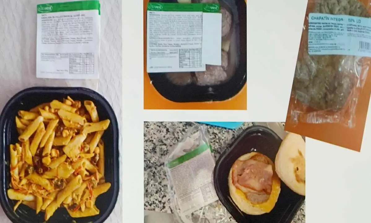 Imagen de varios de los platos que se sirven en las guardias.