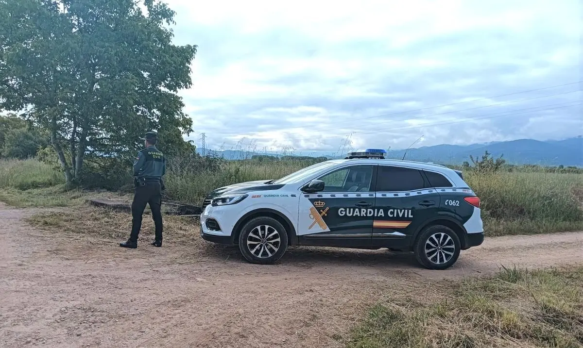 Imagen de la Guardia Civil en el dispositivo de búsqueda.