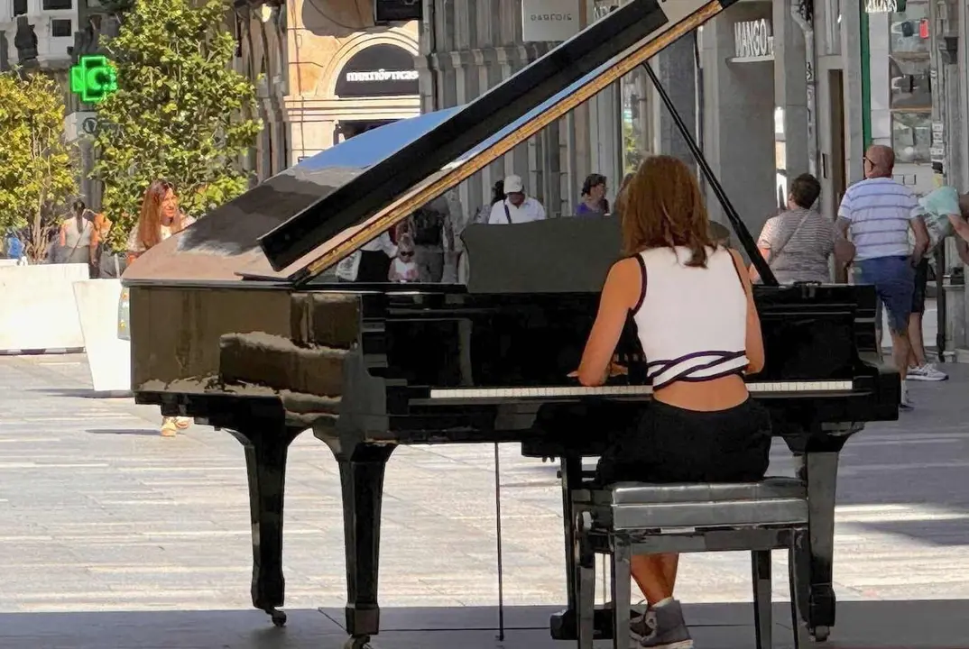 El piano abierto regresa a las calles de la capital leonesa este viernes.