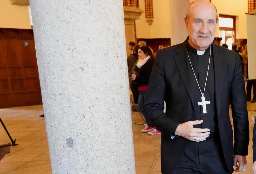 El obispo de Astorga, Jesús Fernández, en una imagen de archivo.