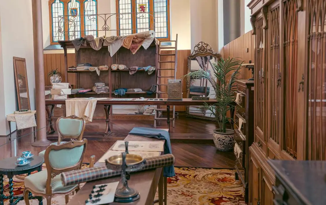 Interior de Casa Botines, en León capital.