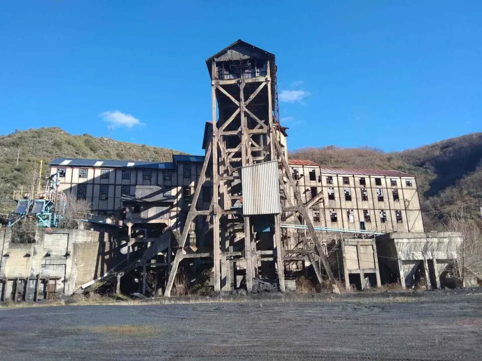 Instalaciones mineras en desuso de Fabero