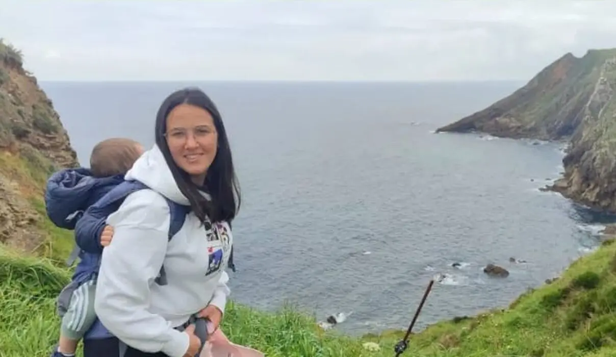 Katia, en sus ratos libres, disfruta de las escapadas con su marido y su hijo.
