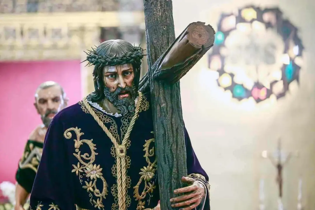 La Cofradía del Dulce Nombre de Jesús Nazareno protagoniza  la cita en Roma. Foto: Campillo