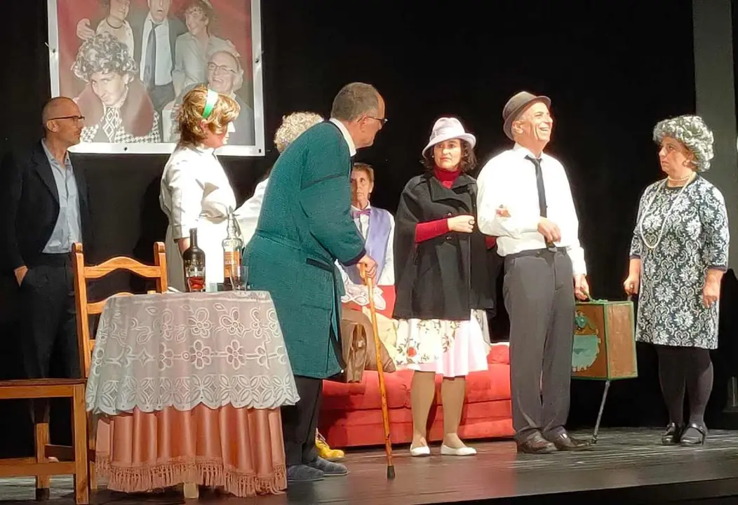 Tilín Telón teatro, sobre el escenario.