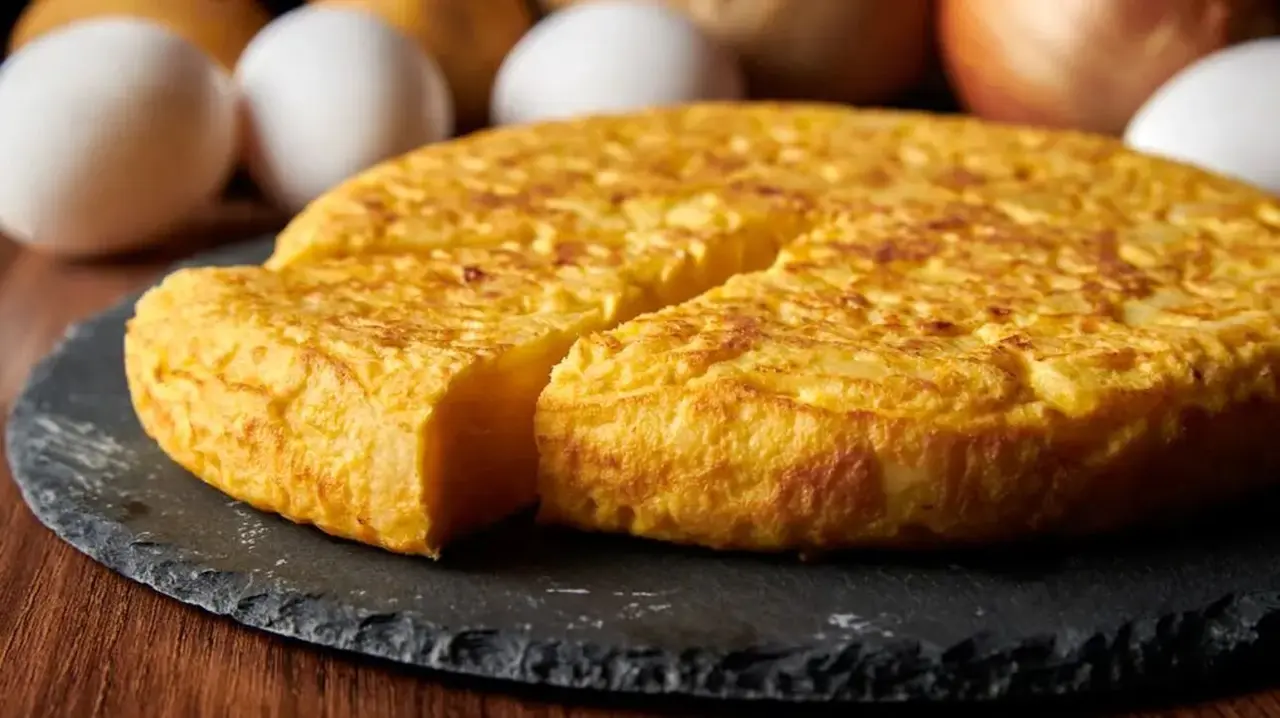Imagen de una tortilla de patata.