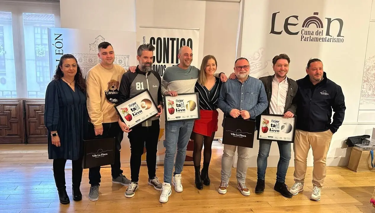 Delirios, Leña al Mono y Mimo Tradición, los ganadores del VI Concurso Mejor Tapa de León.