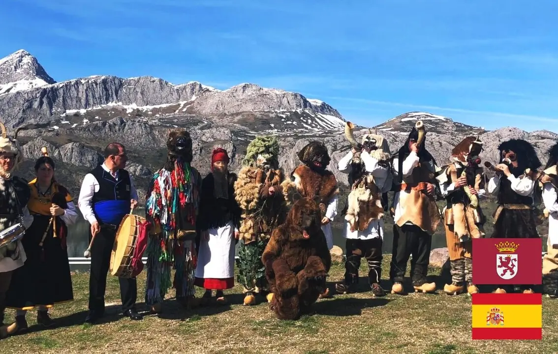 Imagen del el Antruido de la Montaña de Riaño.