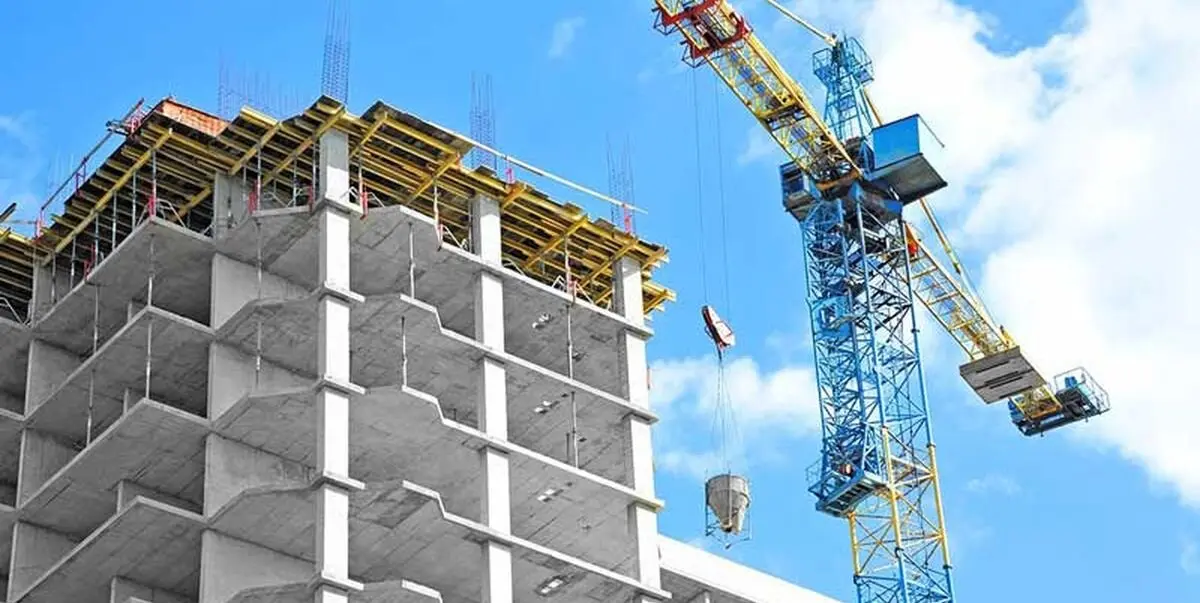 Imagen de archivo de construcción de viviendas.