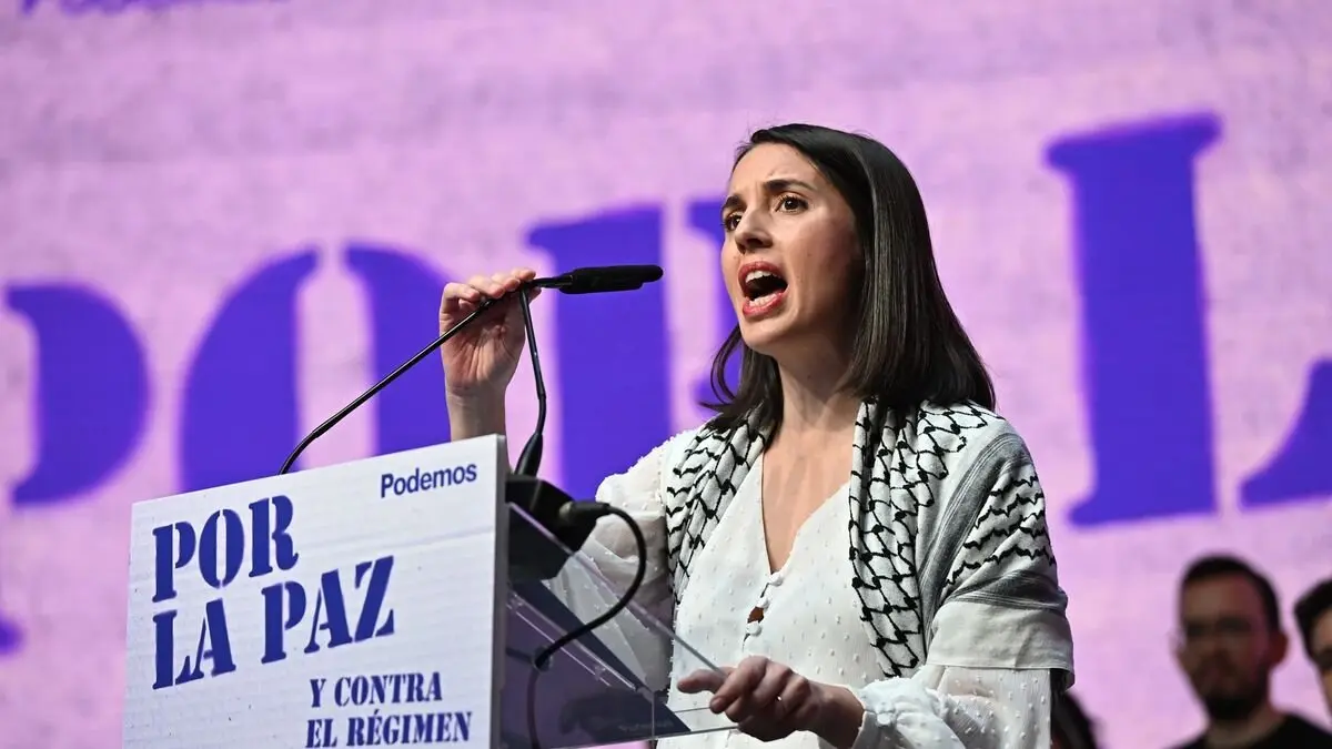 La eurodiputada de Podemos Irene Montero.