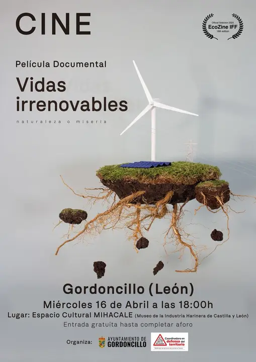 Presentación de 'Vidas irrenovables, naturaleza o miseria' en Gordoncillo.