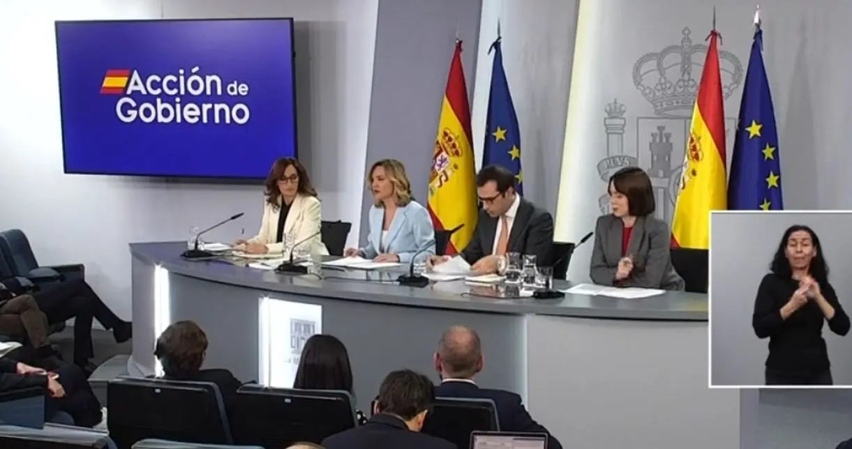 Rueda de prensa posterior al Consejo de Ministros.