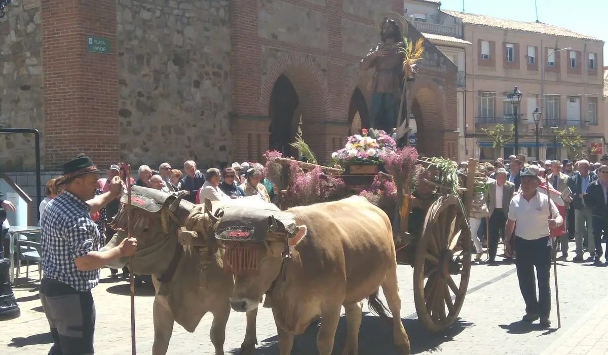 Celebración de San Isidro en Santa María del Páramo.