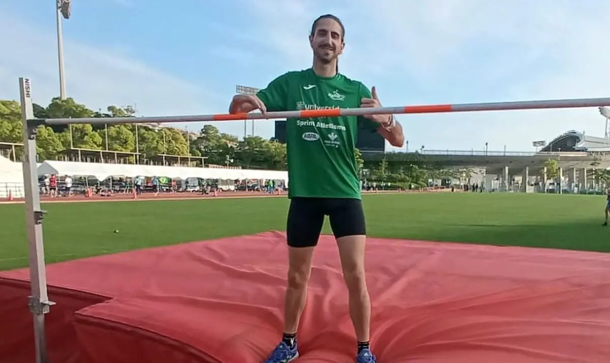 Daniel Pérez, del Sprint Atletismo León, es uno de los representantes de Castilla y León en el Nacional de Atletismo Adaptado de Guadalajara.
