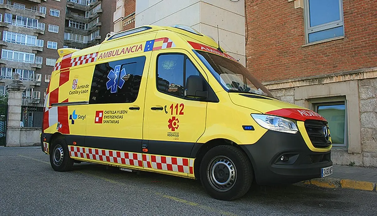 Ambulancia de soporte vital básico de Sacyl.