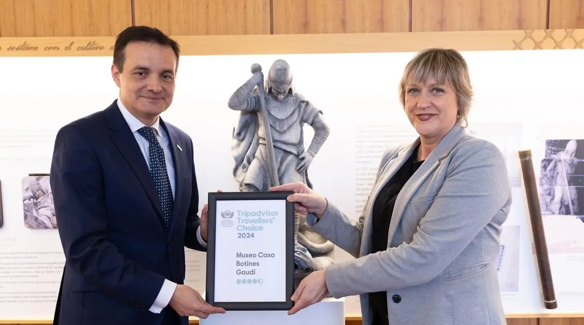 Casa Botines gana el premio 'Travellers' Choice' de la plataforma Tripadvisor.