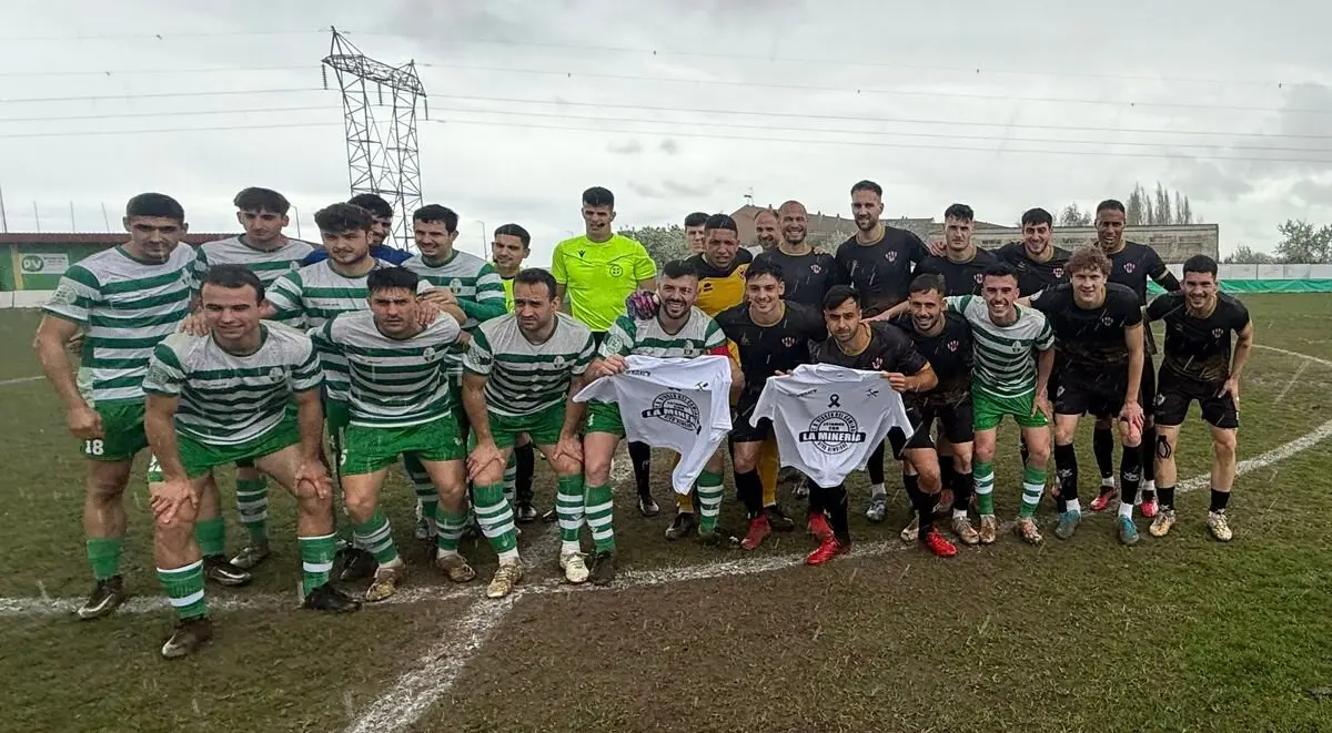 Derbi leonés pasado por agua con homenaje a la Minería.