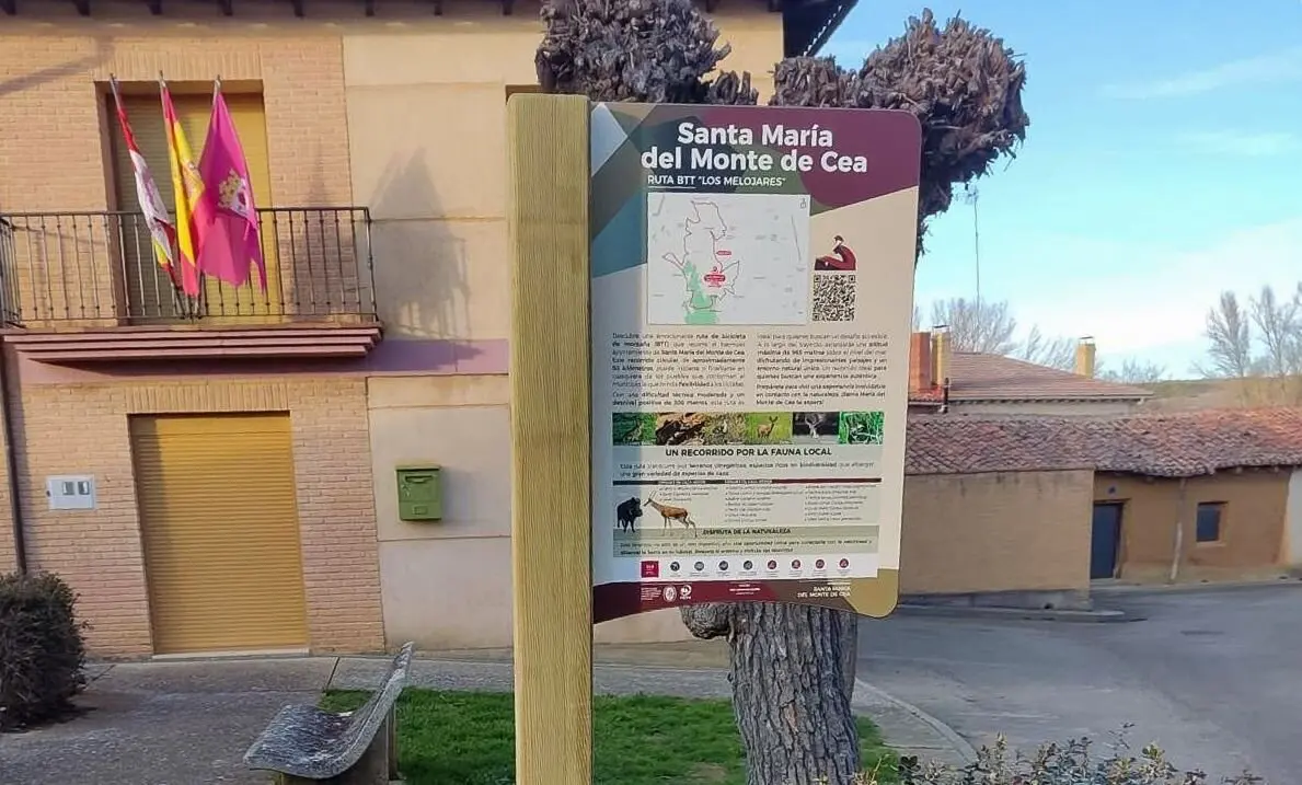 La ruta "Los Melojares" de Santa María del Monte de Cea más atractiva que nunca para recibir a senderistas y cicloturistas.