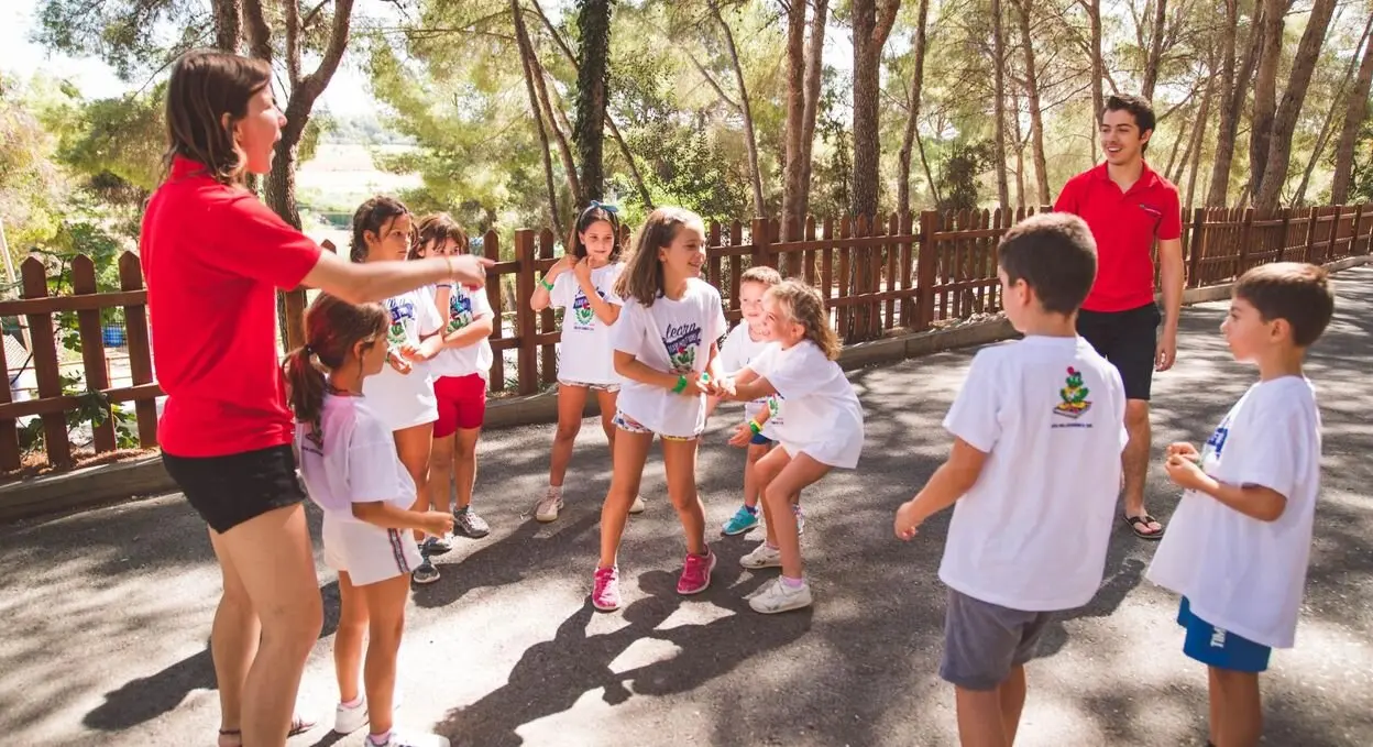 Imagen de archivo de un campamento de verano.