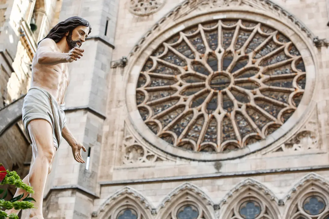 Acto del Encuentro del Domingo de Resurrecci&oacute;n en Le&oacute;n. Foto: Campillo.