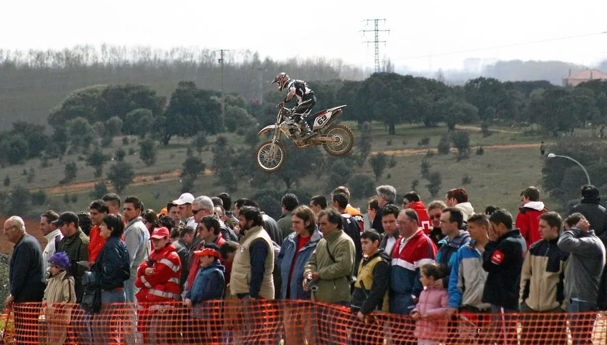 Imagen de archivo del Campeonato Nacional de Motocross en La Bañeza.